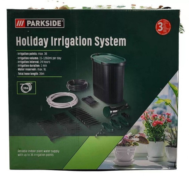 Parkside ntzrendszer ( Holiday Irrigation system )
