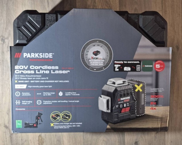 Parkside performance 20v akkus 3x360 lzer Pkllp 3360 A1