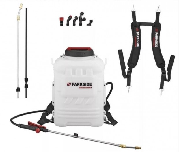 Parkside performance akkus háti permetező 16L Prdsp 20-Li C2