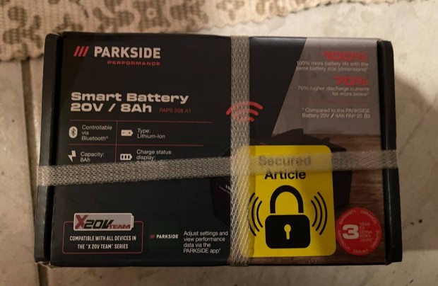 Parkside smart 20V 8ah akku