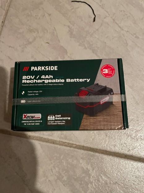 Parkside x20 20V 4ah akku !