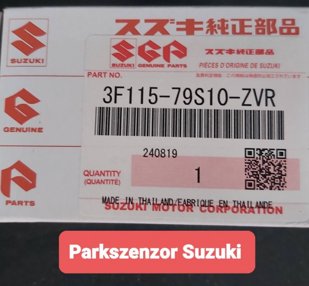 Parkszenzor, Suzuki swift sport 1.4 hybrid