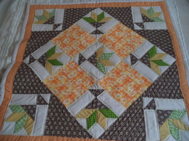 Patchwork, kis asztaltert, asztalkzp