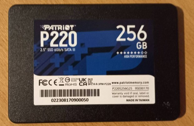 Patriot 256 GB SATA SSD