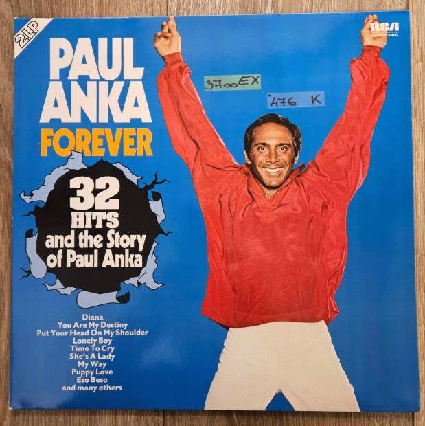 Paul Anka Forever (32 Hits And The Story Of Paul Anka) bakelit lemez