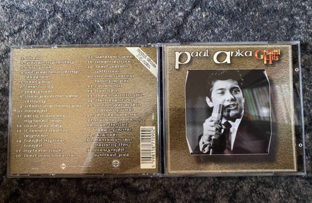 Paul Anka -Greatest Hits CD, j,Posta megoldhat