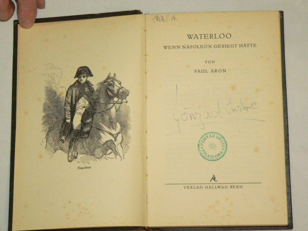 Paul Aron Waterloo / könyv német nyelven Waterloo Wenn Napoleon gesieg
