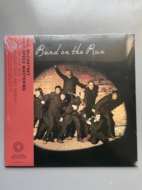 Paul Mccartney And Wings - Band On The Run bakelit hanglemez