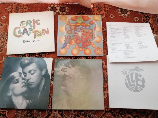 Paul Mccartney ,John Lennon ,Jimi Hendrix LP lemez