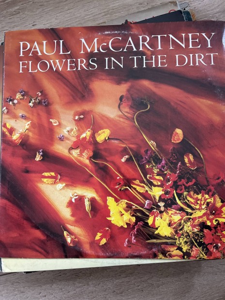 Paul mc Cartney flowers bakelit vinyl