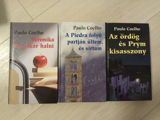 Paulo Coelho trilgia 3 db knyv Veronika meg akar halni 