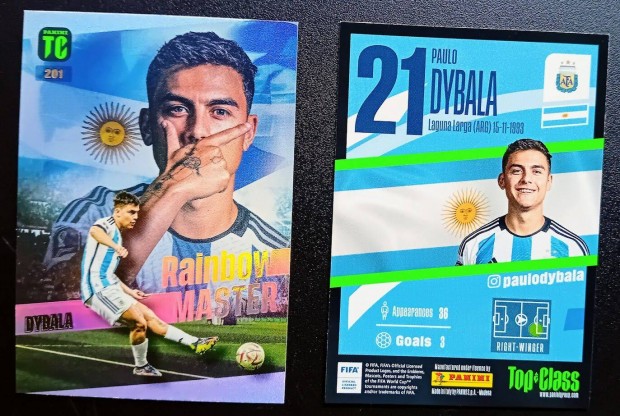 Paulo Dybala Argentna Rainbow Master focis krtya Top Class 2023