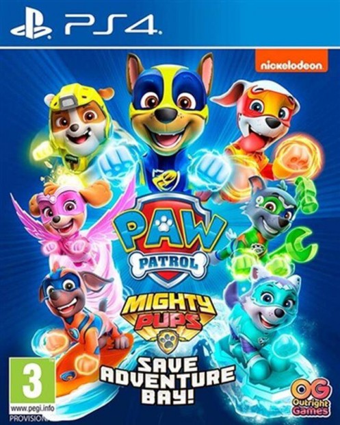 Paw Patrol Mighty Pups Save Adventure Bay Playstation 4 jtk