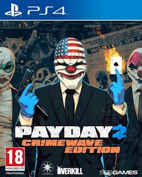 Payday 2 Crimewave Edition PS4 jtk