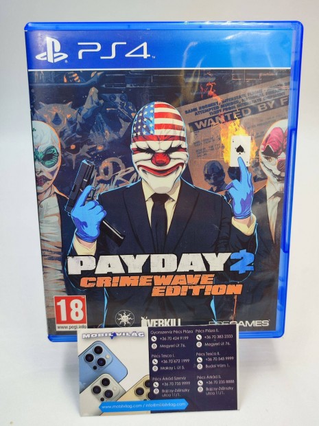 Payday 2 PS4 Garancival #konzl0120