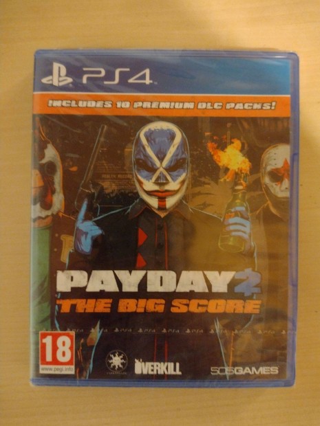 Payday 2 The Big Score ps4 jtk bontatlan