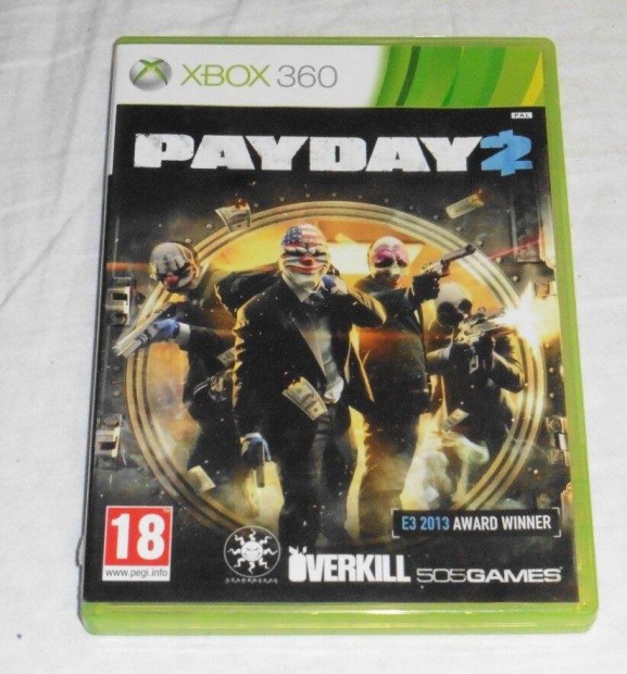 Payday 2. (bankrabls, akci) Gyri Xbox 360 Jtk akr flron