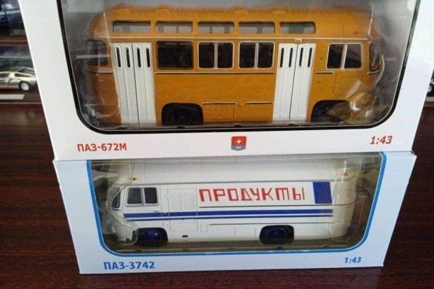 Paz 672M, 3742 "Szovjet Autobusz" kisbusz modell 1/43 Elad