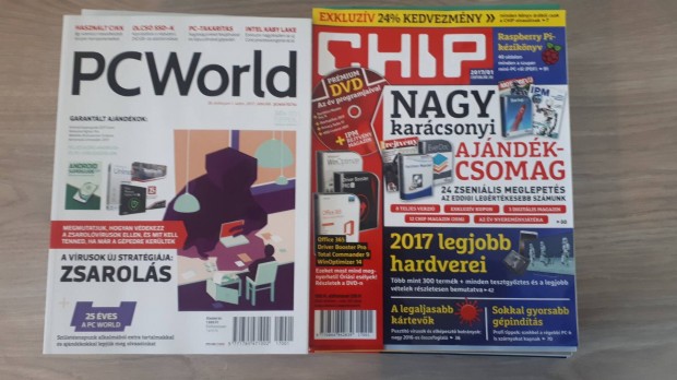 Pc magazin, chip magazin, pc world magazin elad !