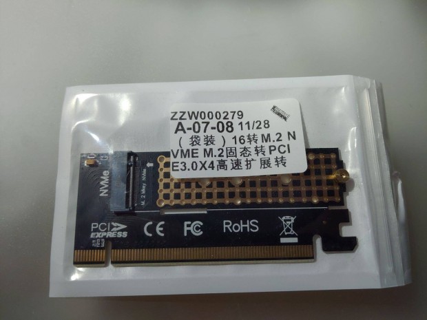 Pci express M2 SSD adapter