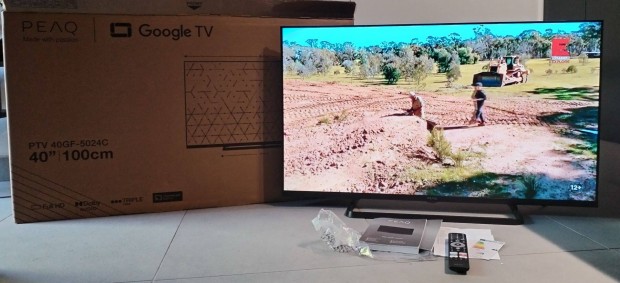 Peaq PTV 40GF-5024C Full HD Smart Google TV, 100 cm 40" / 2 év gari