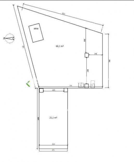 P�cs, Hunyadi �ton nagym�ret� z�rt gar�zs elad�