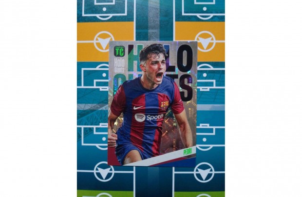 Pedri Holo Giant Panini Top Class 2024 focis krtya