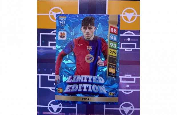 Pedri (Barcelona) Panini Fifa 365 2025 Limited krtya