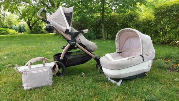 Peg Perego Book Culla Elite Modular SLK Mon Amour babakocsi 3in1