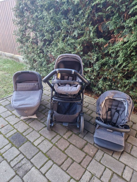 Peg Perego Book Smart 3in1 babakocsi + isofix