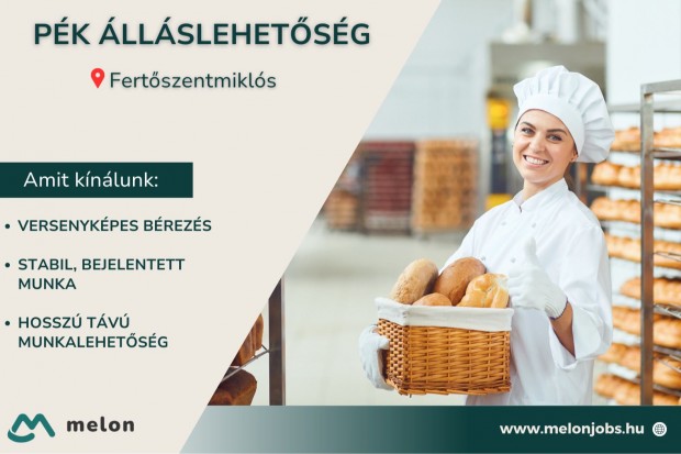 Pék álláslehetőség