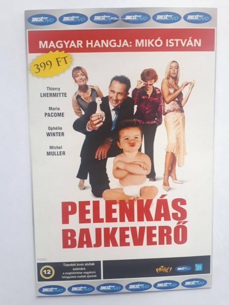 Pelenks bajkever - paprtokos DVD (posta 510 Ft)