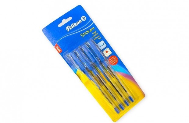 Pelikan kék golyóstoll készlet 4 db, 1 mm