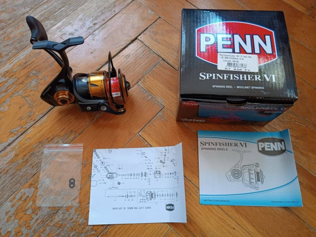 Penn Spinfisher 4500 VI tengeri perget ors elad