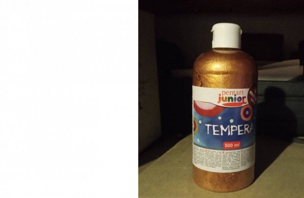 Pentart Junior bronz szn tempera 500 ml-es flakonos kiszerelsben