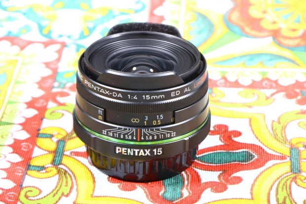 Pentax DA 15 mm f4 Limited pk objektv 