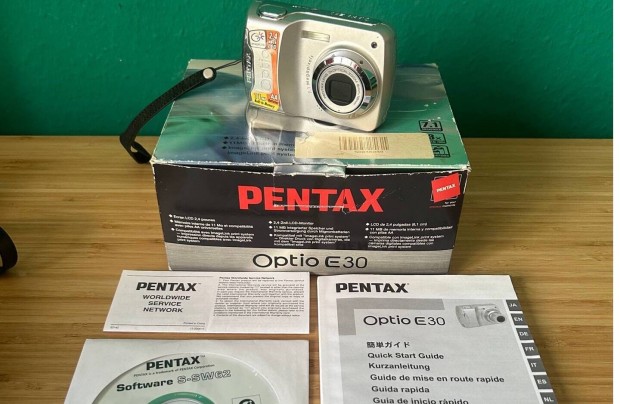 Pentax Optio E30 kompakt digitlis fnykpezgp
