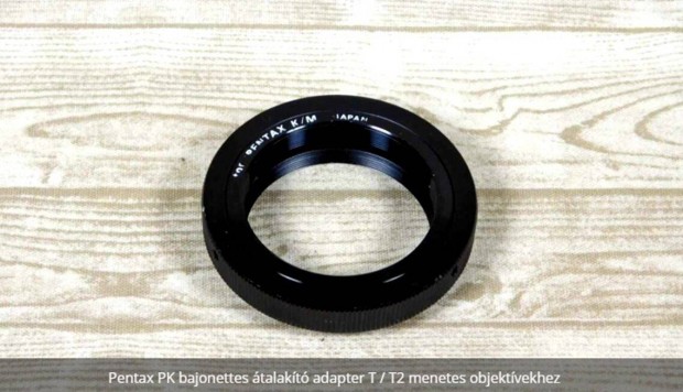 Pentax PK bajonettes talakt adapter T / T2 menetes objektvekhez