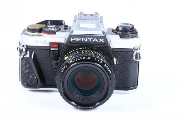 Pentax program A filmes fényképezőgép + 1.7 50 mm A objektív 