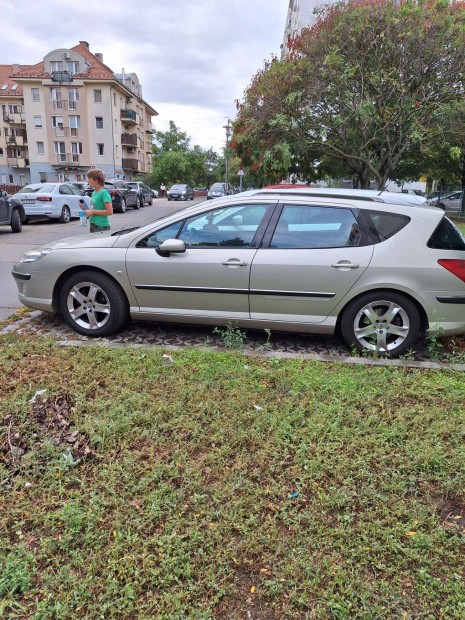 Peogeot 407 gzolajos 2 literes 350 km rel friss vizsgval