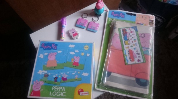 Peppa Malac Logic, figura, kulcstart,radr,ntapad falmatrica, plss