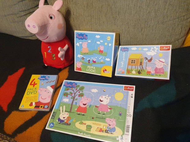 Peppa Malac Logic prost jtk, puzzle, plss, DVD