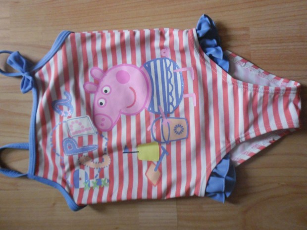 Peppa Pig egyrszes frd ruha 12-18 hnapos kislnyra