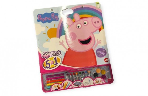 Peppa malac giga blokk kreatív rajzkészlet gyerekeknek (3+)