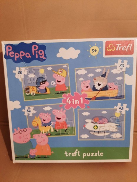 Peppa malac puzzle, 4 kp