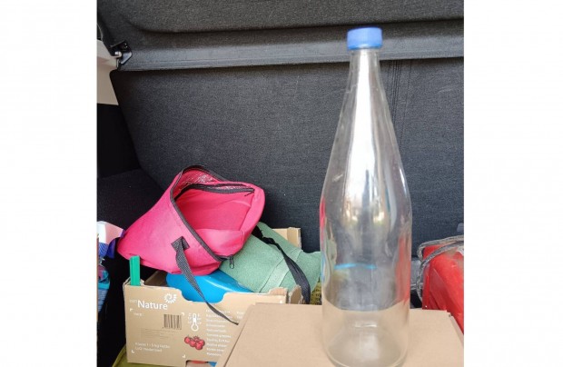 Pepsi Cola literes üveg, régi Fanta kupak ,retro