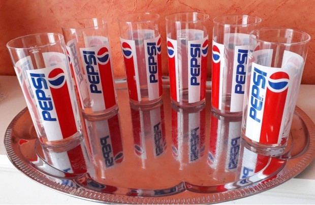 Pepsi cols cspoharak ,hibtlan llapotban (3 dl)