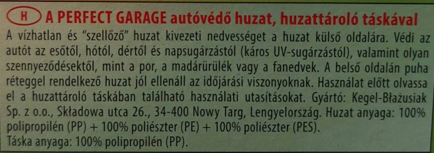 Perfect Garage autvd huzat
