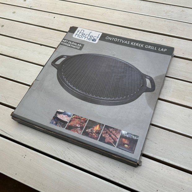 Perfect Home 45cm ktoldalas ntttvas grill lap. Sosem Hasznlt!