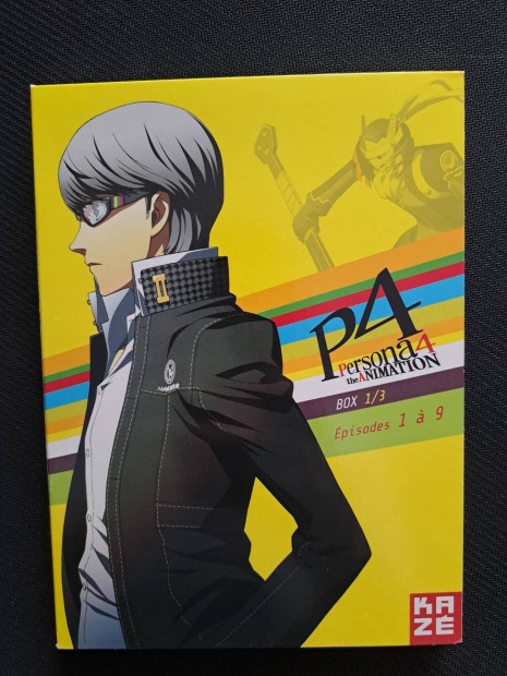 Persona 4 The Animation Bluray/DVD díszdoboz Anime